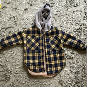Boys hooded flannel